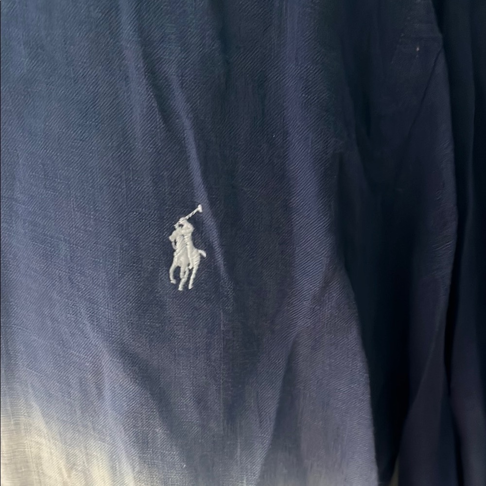 Polo by Ralph Lauren Blue and Red Casual Button Down Shirt - Picture 2 of 12